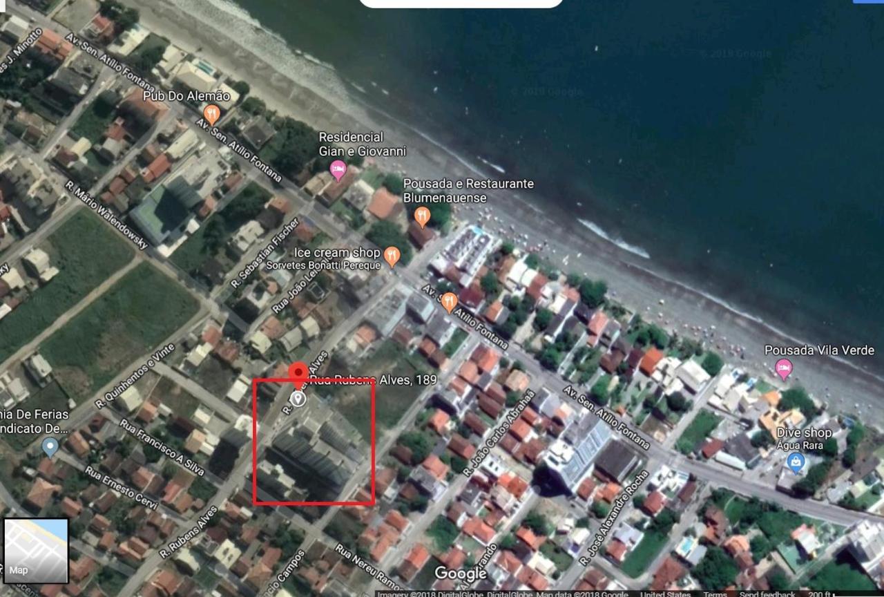 100M Da Praia Pereque, 3 Quartos, Amplo E Aconchegante Porto Belo Exterior foto
